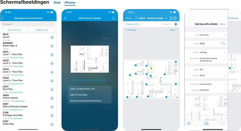 Newforma Plans App nu ook beschikbaar op iPhone